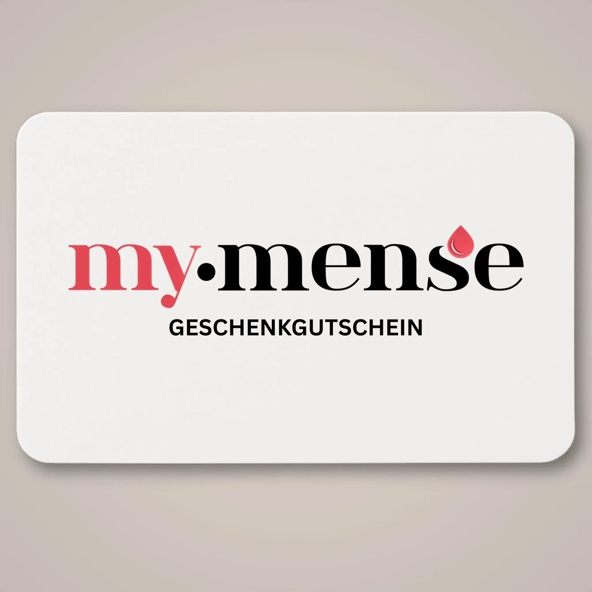 Personalisierter Geschenkgutschein von my•mense