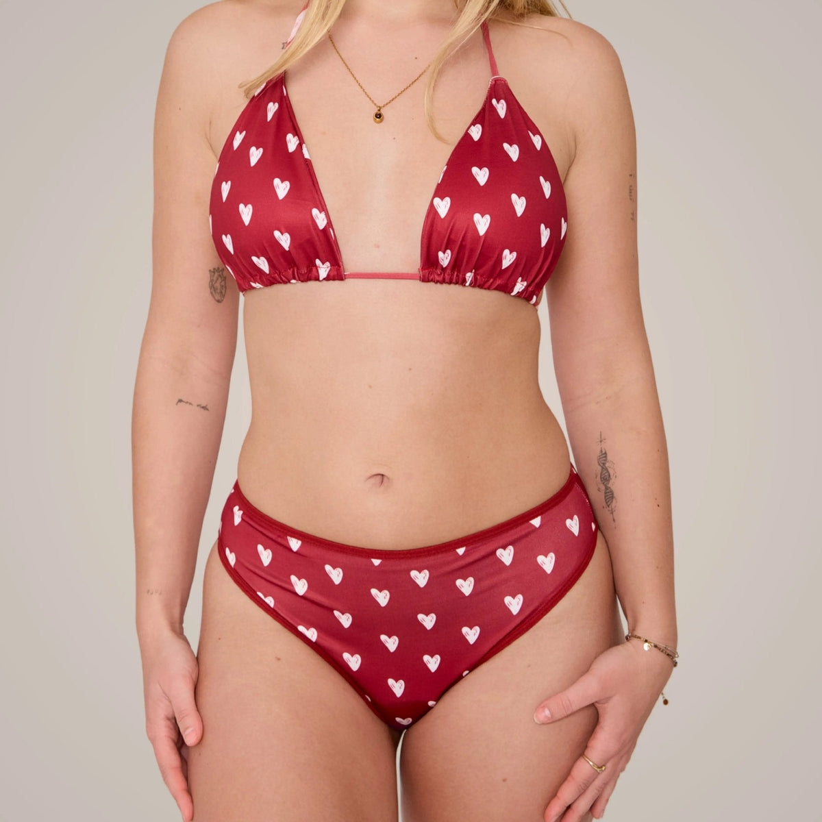 Periodenbikini Panty -  hearts