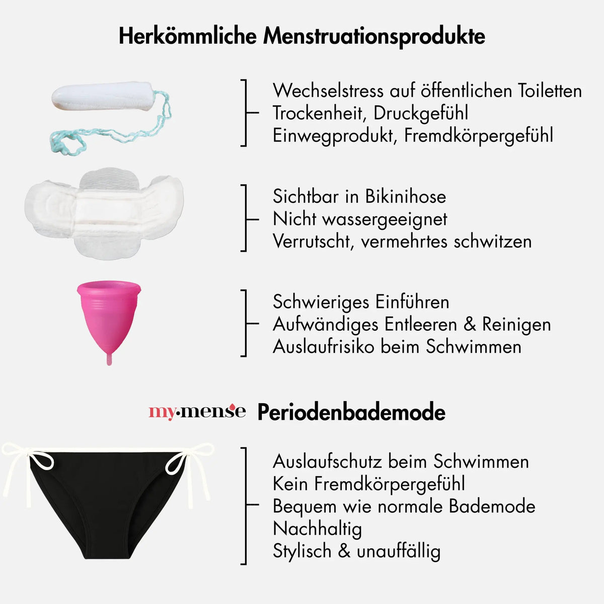Periodenbadeanzug „Jasmine“ burgund